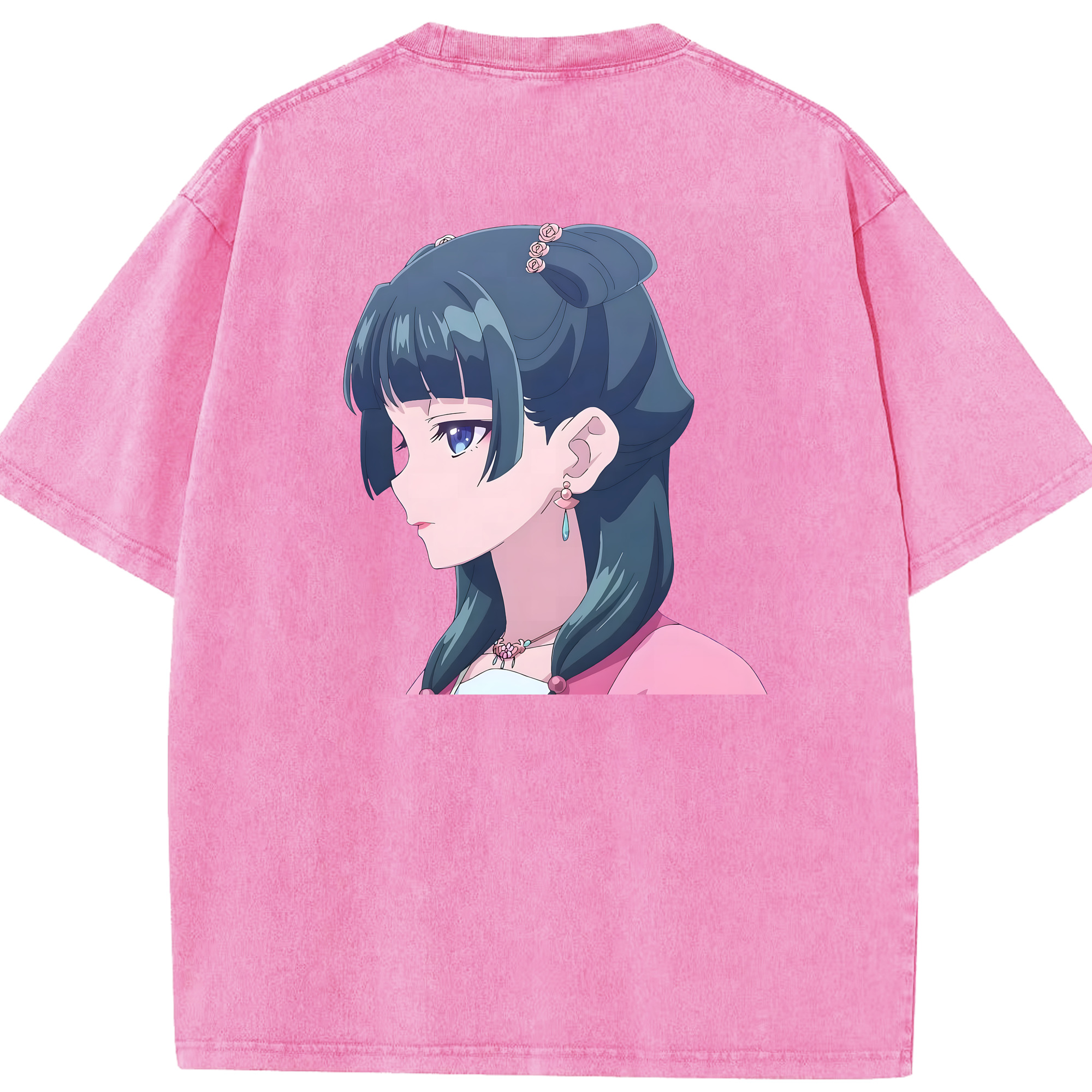 （画像用） 薬屋のひとりごと The Apothecary Diaries 綿100% ヴィンテージ風 半袖Tシャツ（背面プリント）